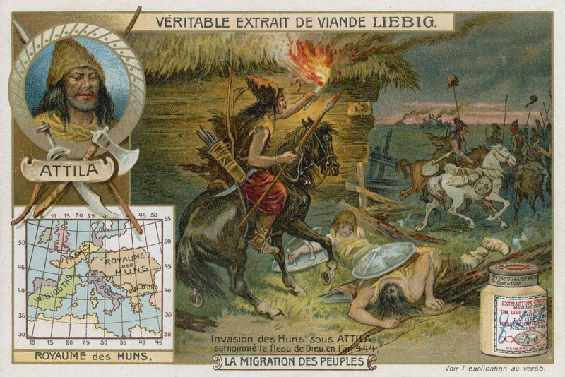 Invasion des Huns sous Attila, 444 - European School