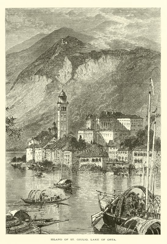 Île de Saint-Giulio, lac d