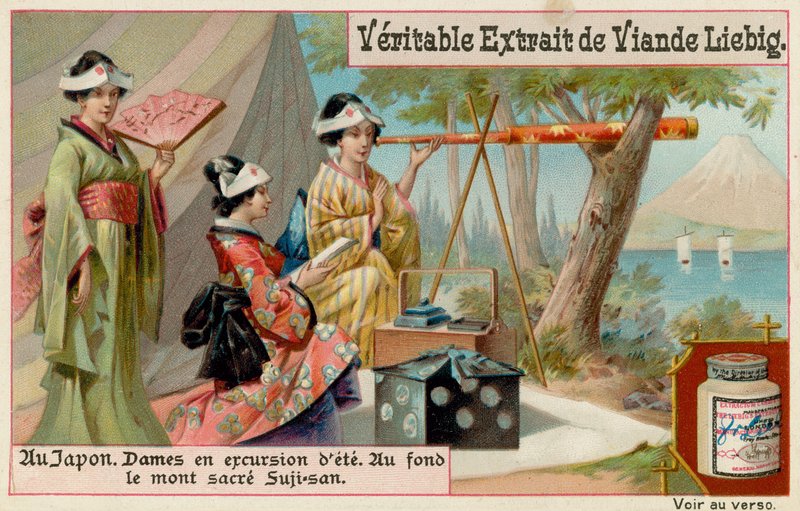 Femmes japonaises au pied du Suji-San - European School