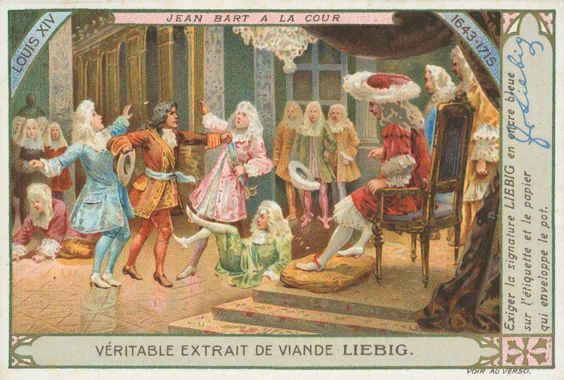 Jean Bart, carte de Liebig, début du 20e siècle (chromo) - European School