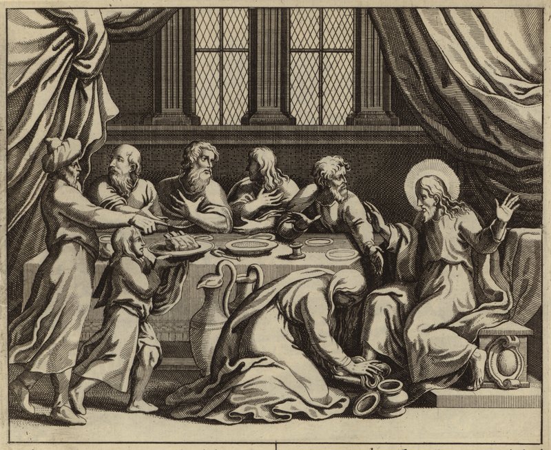Jésus-Christ oint par une femme pécheresse chez Simon le Pharisien - European School