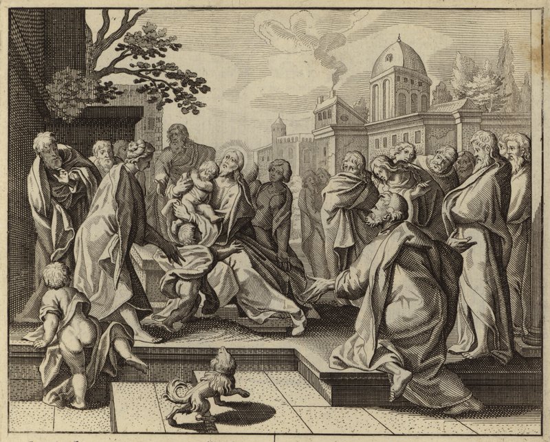 Jésus Christ bénissant les petits enfants - European School