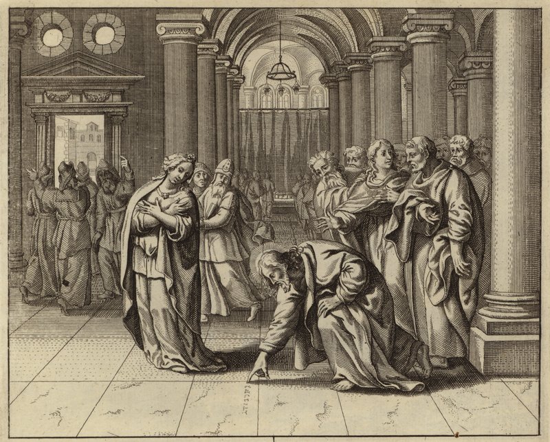 Jésus et la femme prise en flagrant délit d
