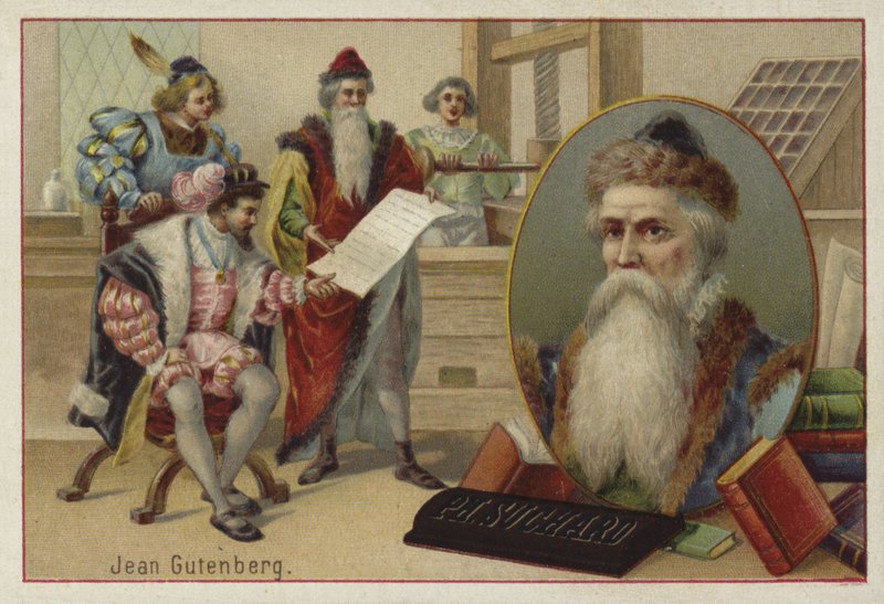 Johannes Gutenberg, graveur, inventeur et imprimeur allemand - European School