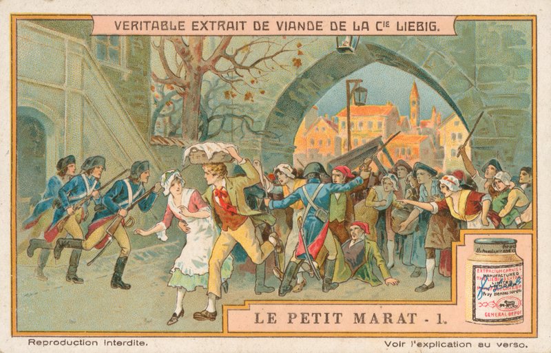 Le Petit Marat, carte Liebig, début du 20e siècle (chromo) - European School