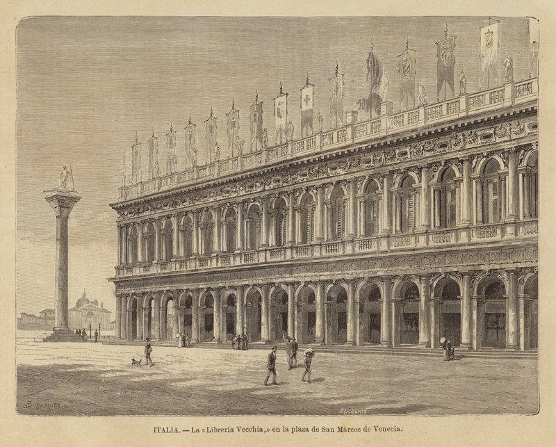 Libreria Vecchia sur la Piazza San Marco à Venise - European School