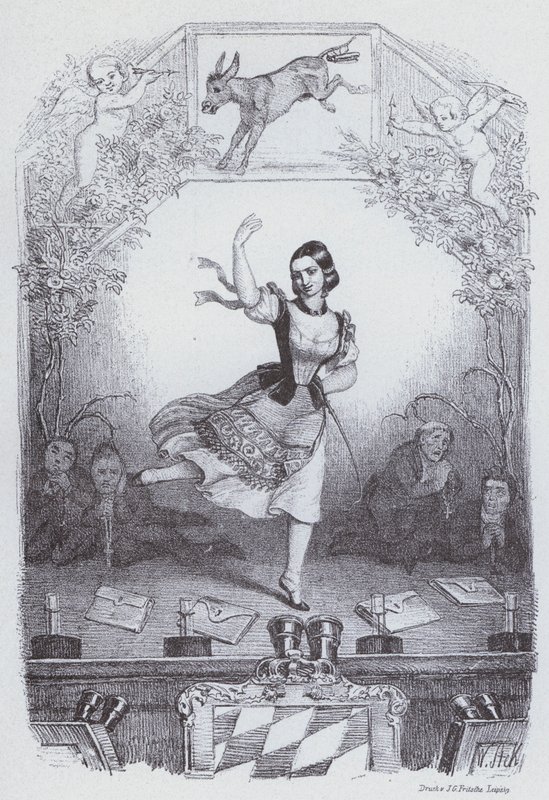 Lola Montez dansant l