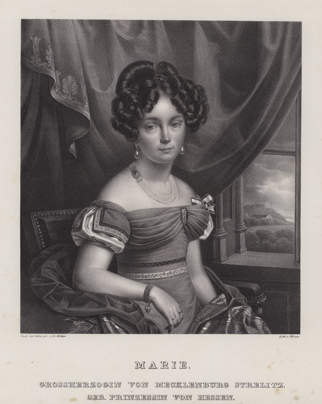 Marie, Grande-Duchesse de Mecklembourg-Strelitz - European School