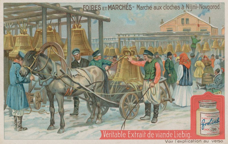 Marché des cloches à Nijni Novgorod - European School