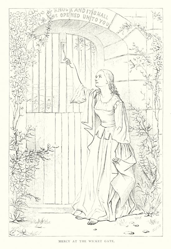 La Miséricorde à la Porte du Guichet (gravure) - European School