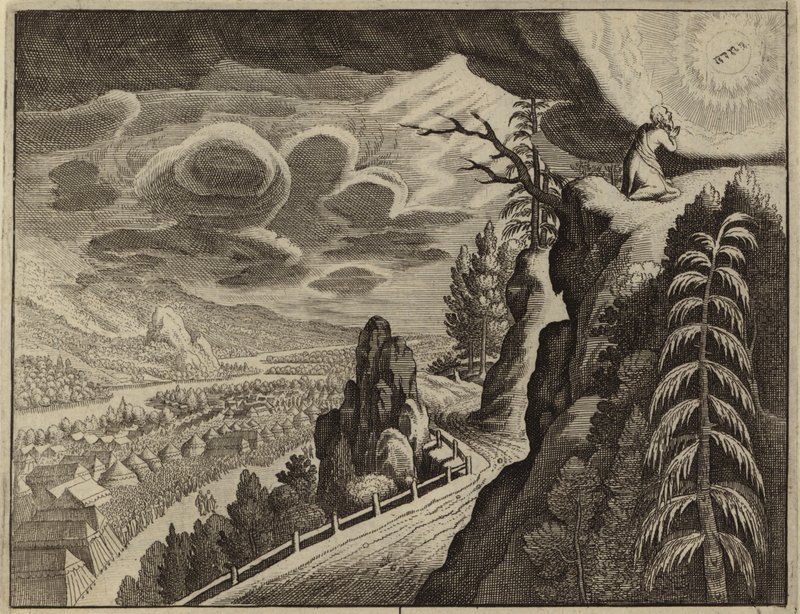 Moïse parlant à Dieu sur le mont Sinaï - European School