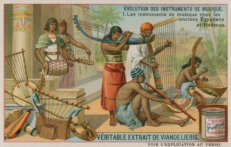 Instruments de musique des anciens Égyptiens et Hébreux - European School
