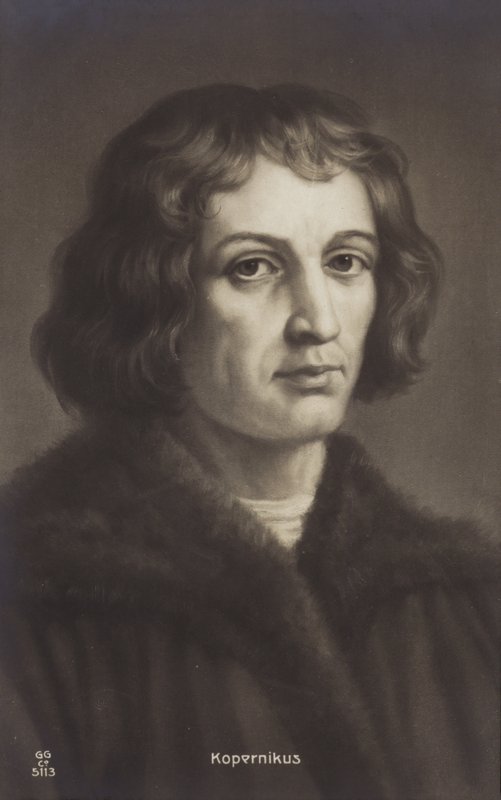 Nicolas Copernic (1473-1543), astronome polonais (lithographie) - European School