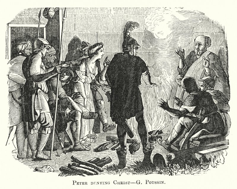 Pierre reniant le Christ - European School
