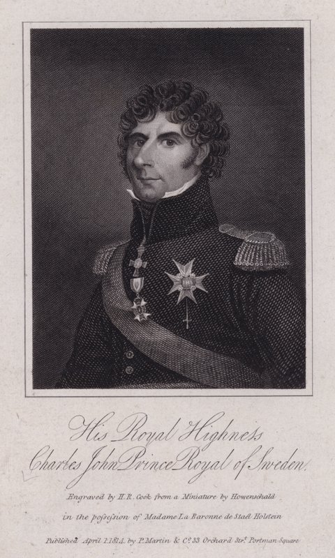 Prince Charles Jean de Suède, plus tard roi Charles Jean XIV - European School
