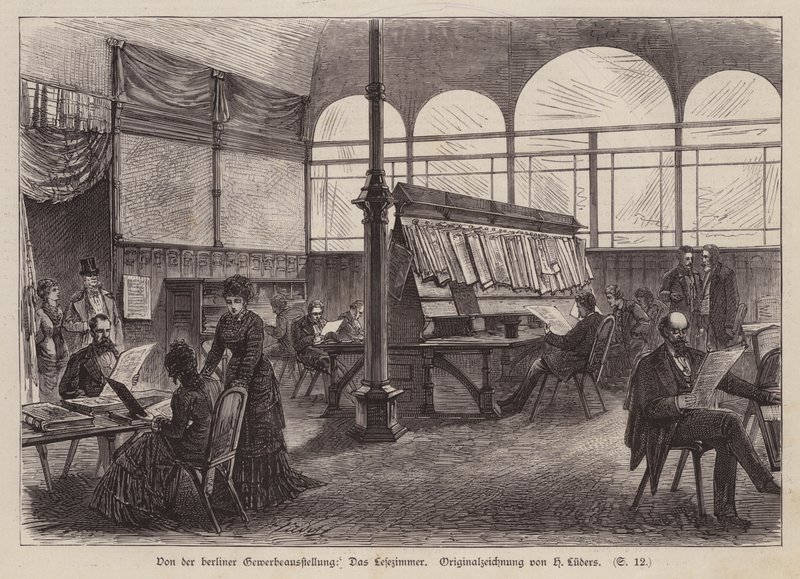 Salle de lecture à l
