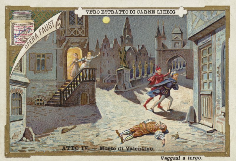 Scène de Faust, un opéra de Charles Gounod - European School