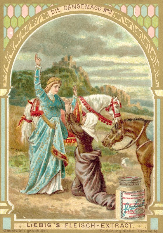 Scène du conte de fées des frères Grimm La Jeune Fille sans mains - European School