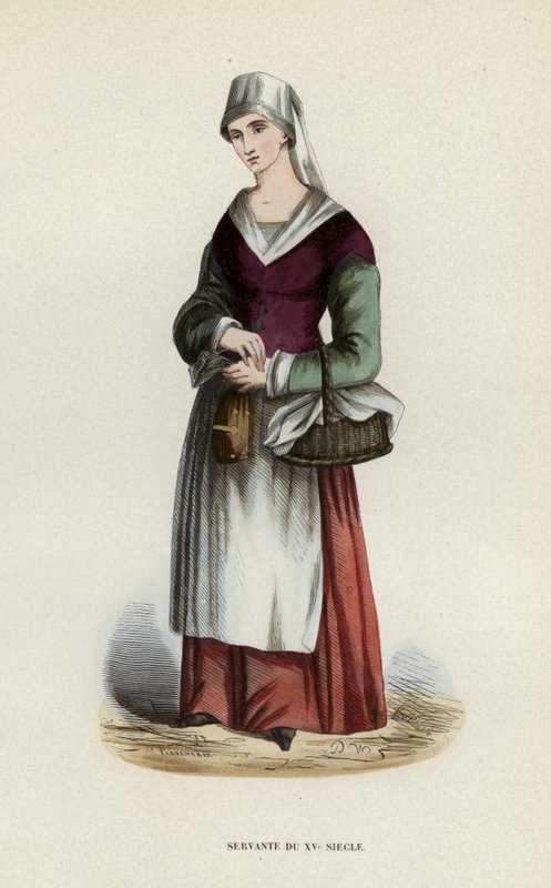 Servante du XVe siècle - European School
