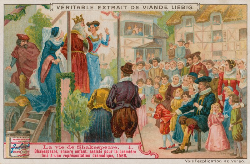 Shakespeare, enfant, aidant à une production dramatique pour la première fois - European School
