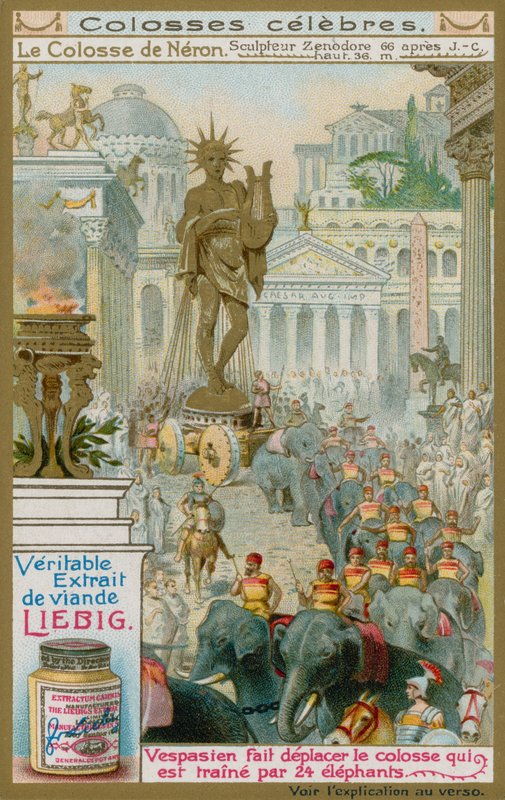 Le Colosse de Néron, par le sculpteur Zenodore, 66 après J.-C. - European School