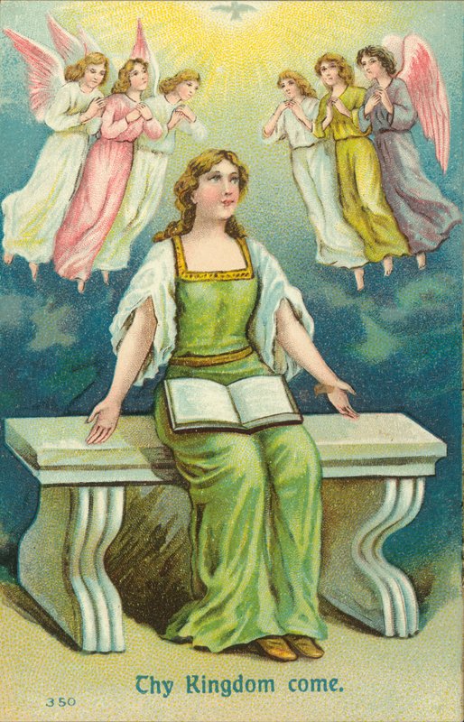 Le Notre Père : Que ton règne vienne (lithographie couleur) - European School