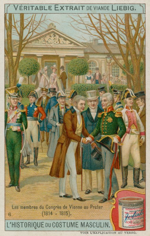 Les membres du traité de Vienne en 1815 - European School