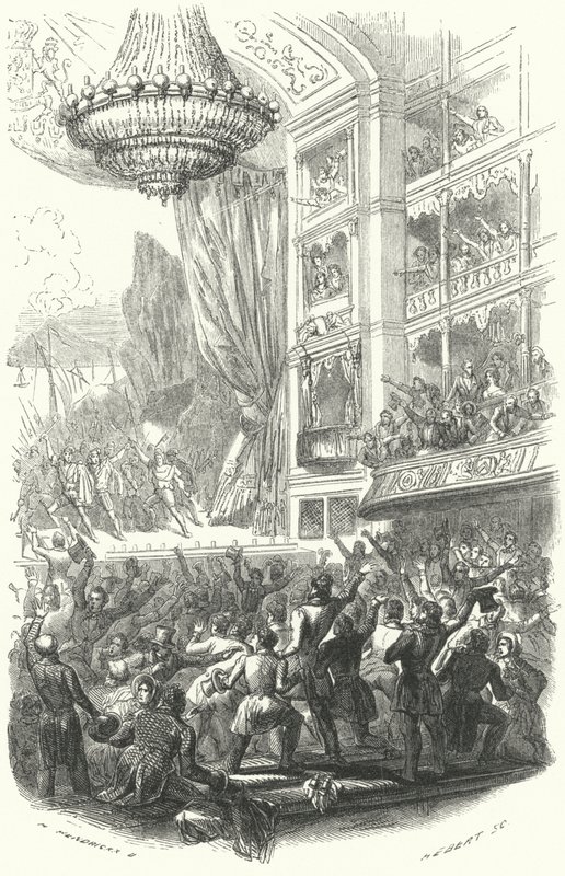 Le début de la Révolution belge : représentation de l
