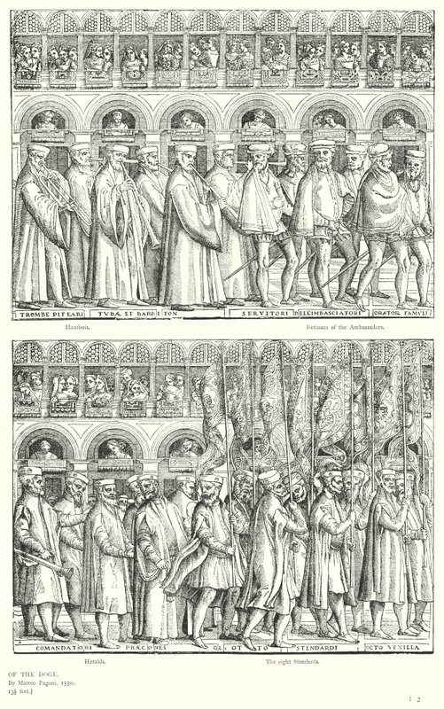 La procession du Doge (gravure) - European School