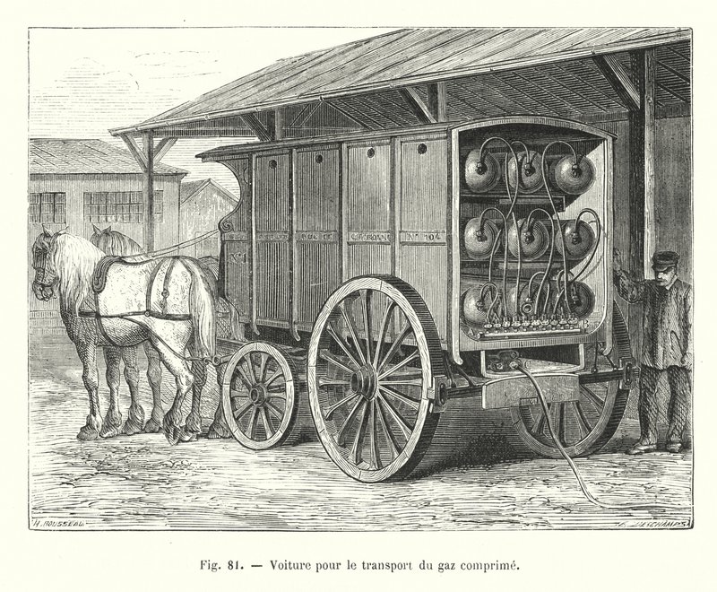 Voiture pour le transport du gaz comprimé - European School