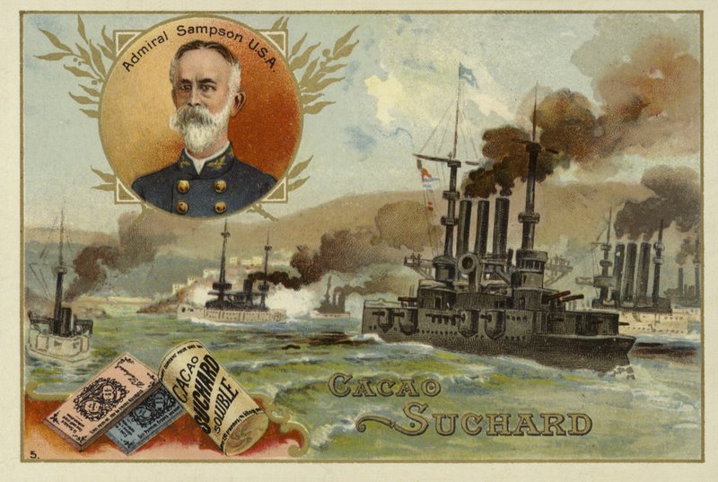 William Sampson, amiral américain, Guerre hispano-américaine, 1898 - European School