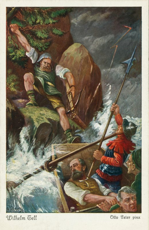 Guillaume Tell (lithographie couleur) - European School