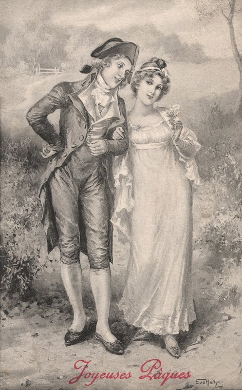 Couple flirtant - Eva Hollyer