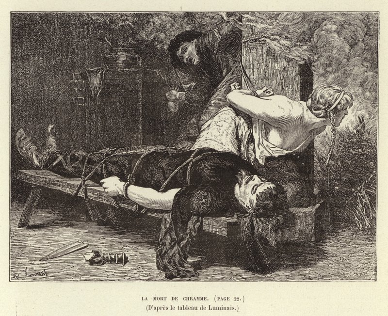 La Mort de Chramme - Evariste Vital Luminais