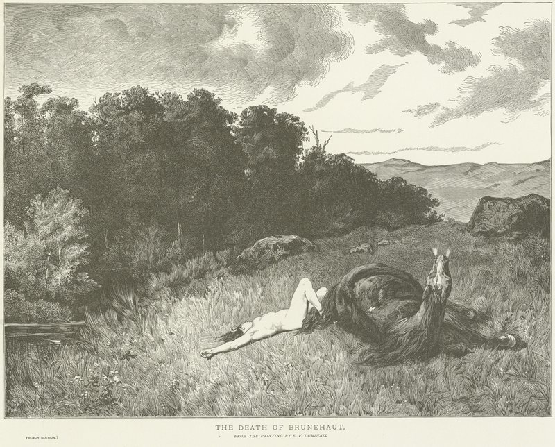 La mort de Brunehaut - Evariste Vital Luminais