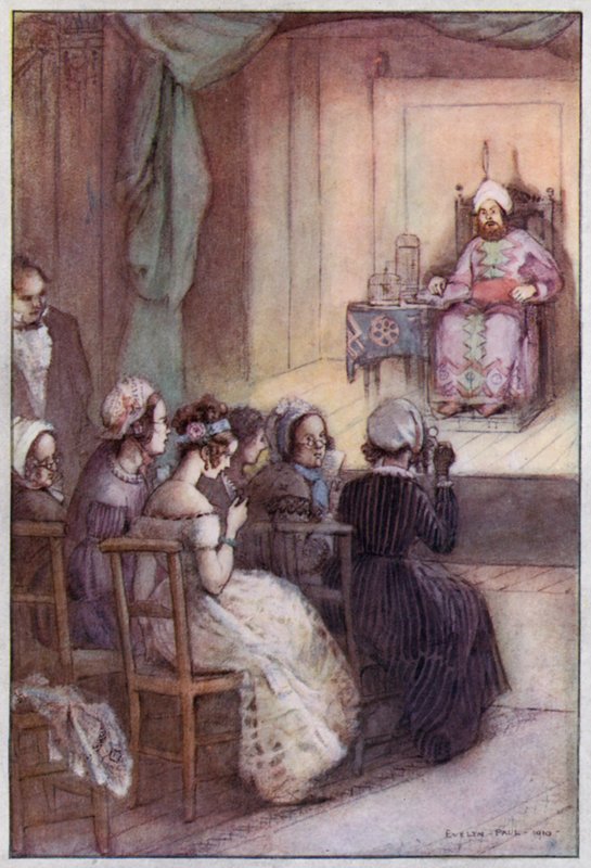 Illustration pour Cranford par Mrs Gaskell - Evelyn Paul