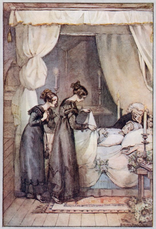 Illustration pour Cranford par Mrs Gaskell - Evelyn Paul