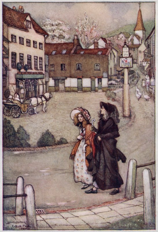 Illustration pour Cranford de Mrs Gaskell - Evelyn Paul