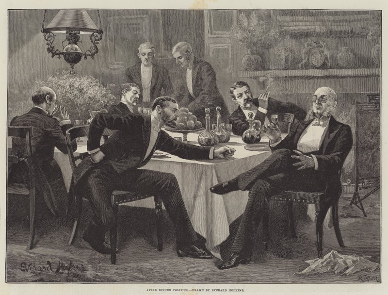 Politique après dîner - Everard Hopkins