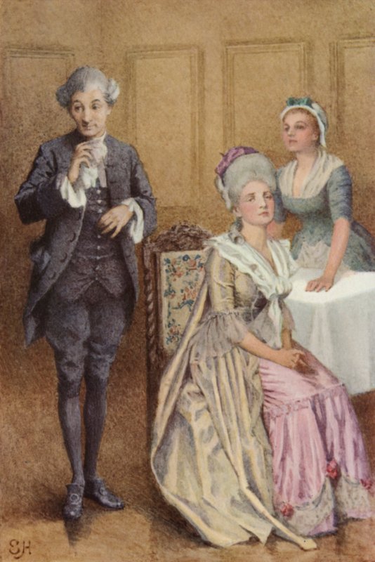 Illustration pour Un voyage sentimental de Laurence Sterne - Everard Hopkins