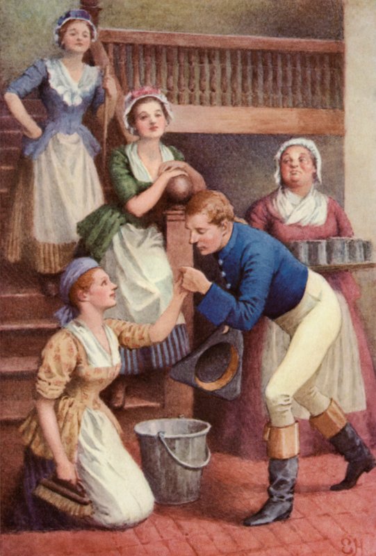 Illustration pour Un voyage sentimental de Laurence Sterne - Everard Hopkins