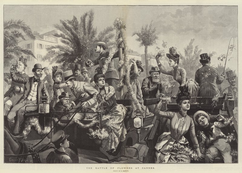 La Bataille des Fleurs à Cannes - Everard Hopkins