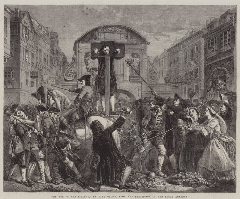 De Foe au pilori, de l