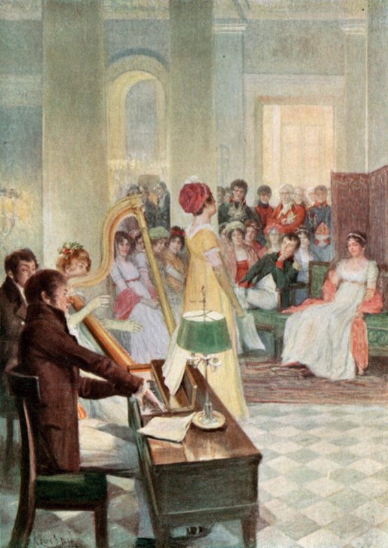 Une soirée à Malmaison - Felicien baron de Myrbach Rheinfeld