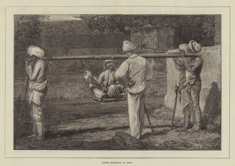 Voyageur indigène en Inde - Felix Regamey