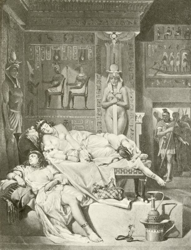 Antoine et Cléopâtre. Acte V, Scène II - Felix Octavius Carr Darley