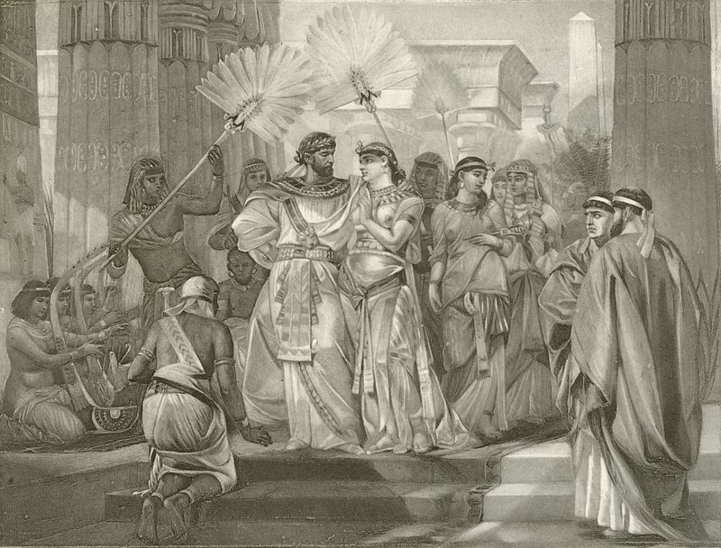 Antoine et Cléopâtre. Acte I, Scène I - Felix Octavius Carr Darley