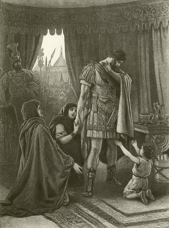 Coriolan. Acte V, Scène III - Felix Octavius Carr Darley