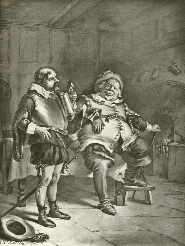 Première partie du roi Henri IV. Acte III, Scène III - Felix Octavius Carr Darley
