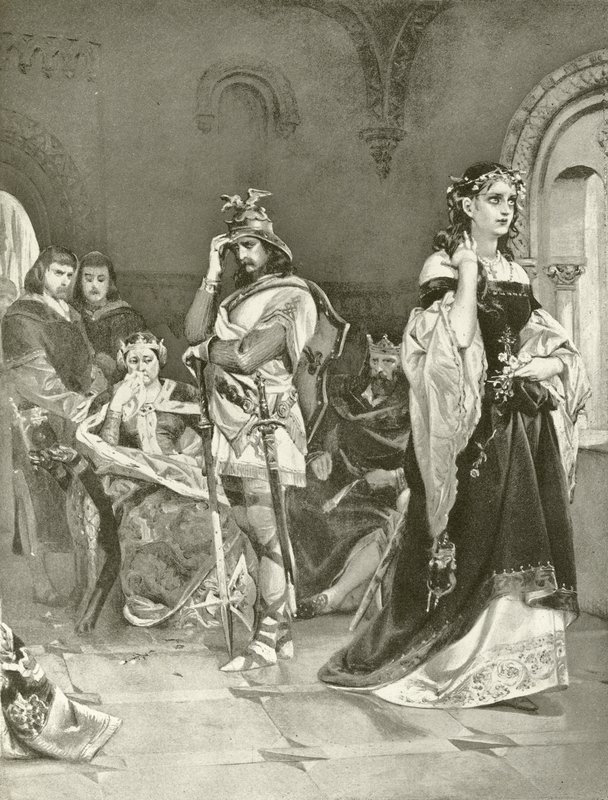 Hamlet. Acte IV, Scène V (gravure) - Felix Octavius Carr Darley